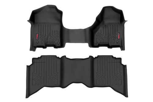 Floor Mats FR & RR Crew/Mega Cab Ram 1500 2WD/4WD (2012-2018 & Classic) M-31313
