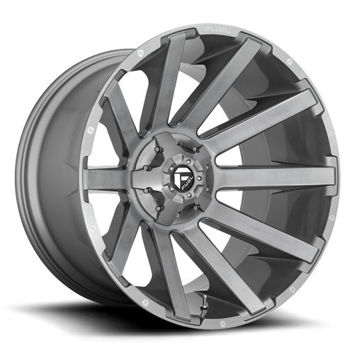 20x9 6x5.5/6x135 5.75BS D714 Contra Platinum Gun Metal - Fuel Off-Road