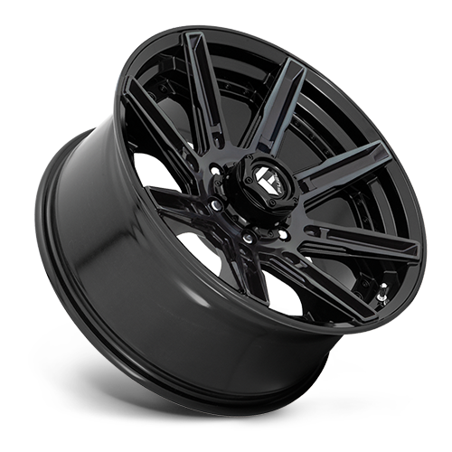 20x9 5x5.5 5.04BS D708 Rogue Gloss Black Machined - Fuel Off-Road