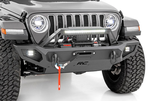 07-21 Jeep JL/JK/JT Full Width Front Led Trail Bumper 