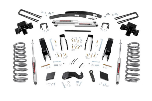 00-02 Dodge 2500 5in Kit w/N3 Shocks - Rough Country Suspension