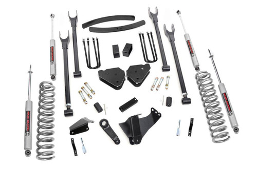 05-07 Ford F250/F350 DSL 6in Ford 4-Link Suspension Lift Kit - Rough Country Suspension