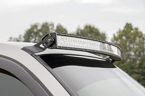 LED Light Mounts Upper Windshield 54" Curved Chevy/GMC 1500 (99-06 & Classic)