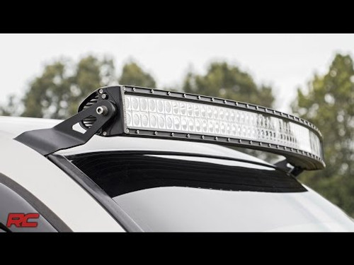 LED Light Mounts Upper Windshield 54" Curved Chevy/GMC 1500 (99-06 & Classic)