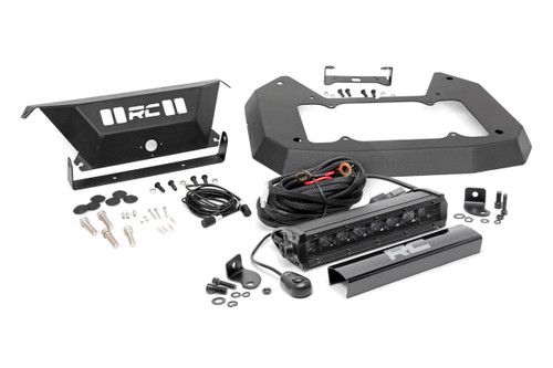 Spare Tire Carrier Delete 8" BLK Ser LED Jeep Wrangler JL (18-23)