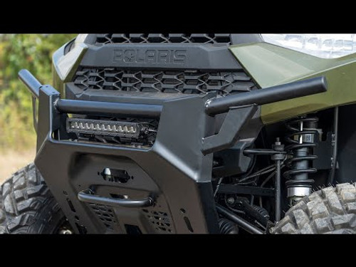 Polaris 12-inch LED Bumper Kit Black Series w. White DRL (19-20 Ranger)