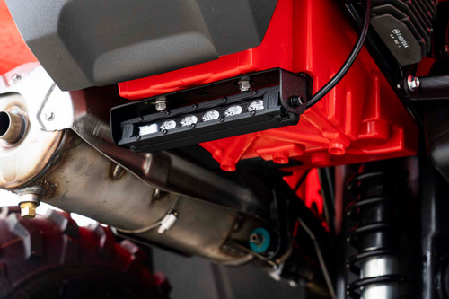 LED Light Rear Mount 6" Black Slimline Honda Foreman (19-21)
