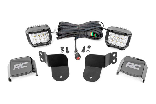 LED Light Cage Mount 3" OSRAM Wide Angle Polaris General (16-22)/General 4 (17-22) 