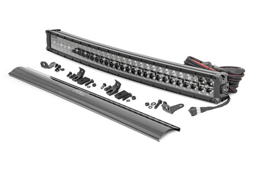 Black Series LED 30" Light Curved Dual Row Amber DRL