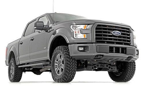 15-20 Ford F150 4WD 4in Suspension Lift Kit w/Struts & N3 - Rough Country Suspension 15-20 Ford F150 4WD 4in Suspension Lift Kit w/Struts & N3 - Rough Country Suspension
