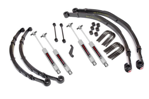82-86 Jeep CJ 4in Suspension Lift Kit - Rough Country Suspension