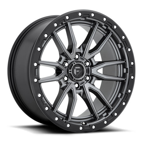 22x12 6x5.5 4.77BS D680 Rebel Matte Gunmetal Black - Fuel Off-Road