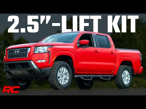 2.5" Leveling Kit Red Spacers Nissan Frontier (05-23)/Xterra (05-15) 