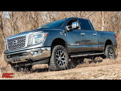 2" Lift Kit Red Spacers Nissan Titan XD 2WD/4WD (2016-2023)