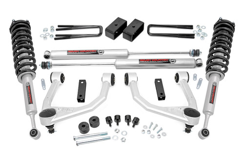07-21 Toyota Tundra 3.5in Kit w/Lifted Struts and N3 Shocks - Rough Country Suspension