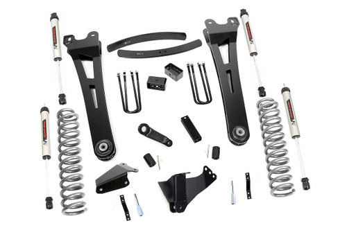 05-07 Ford F250/F350 DSL 6in Radius Arm Lift Kit w/V2 Shks 