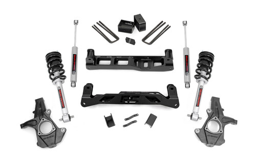 5" Lift Kit Cast Steel N3 Struts Chevy/GMC 1500 (14-17)
