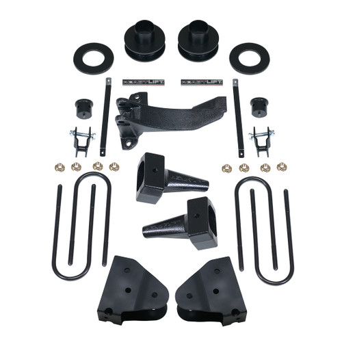 11-16 Ford F250/F350/450 w/1 Pc DS 2.5 SST Kit w/5 Blks - Ready Lift