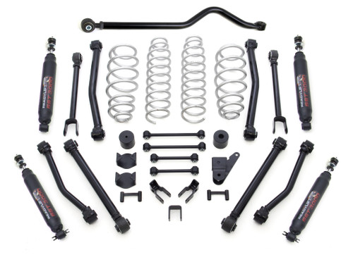 07-18 Jeep JK 2.5in Terrain Flex 8-Arm Kit w/SST3000 Shock - Ready Lift
