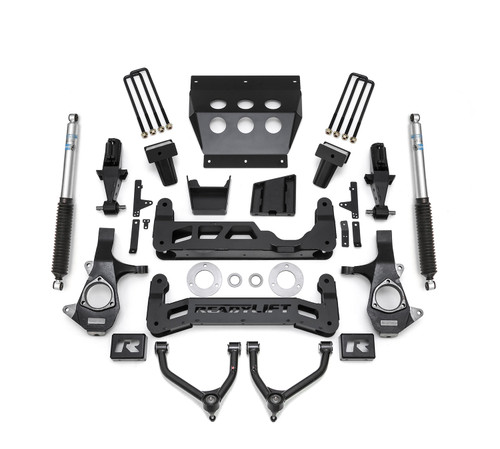 14-18 Chevy/GMC 1500 w/Stamped OEM Arms 7 Kit w/Arms & Bil Shock - Ready Lift