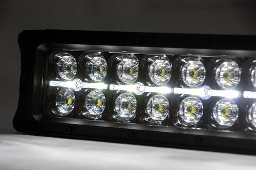 Mesh Grille 30" Dual Row LED Black Amber DRL Ford F-150 (15-17)