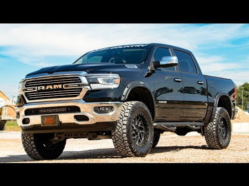 Dual 6in LED Grille Kit Chrome Slimline Ram 1500 2WD/4WD (19-23)