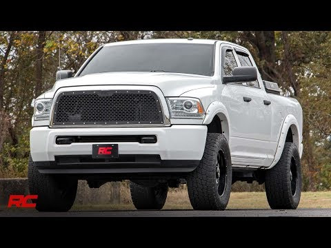 Mesh Grille 30" Dual Row LED Black Ram 2500/3500 (13-18)