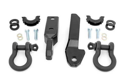 88-98 Chevy/GMC C1500/K1500 Tow Hook-Shckl Conv Kit w/D-Rng-Rubber Iso 
