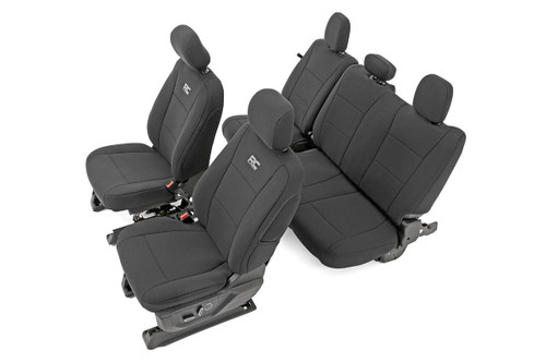 Seat Covers FR Bucket and RR Bench Ford F-150 (15-23)/F-150 Lightning (2022)/Super Duty (17-22) 