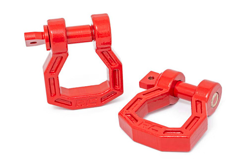 D-Ring Forged Pair Red