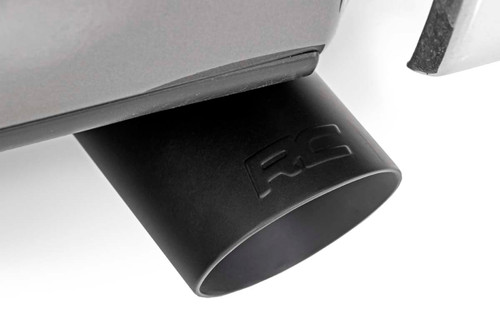 Exhaust Tip Black RC Logo 2.5-3" Pipe