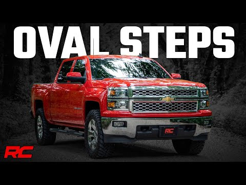 Oval Nerf Step Crew Def Tank Chevy/GMC 1500/2500HD/3500HD (07-19)