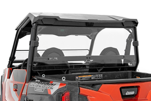 16-21 Polaris General Scratch Resistant Rear Windshield - Rough Country Suspension 16-21 Polaris General Scratch Resistant Rear Windshield - Rough Country Suspension