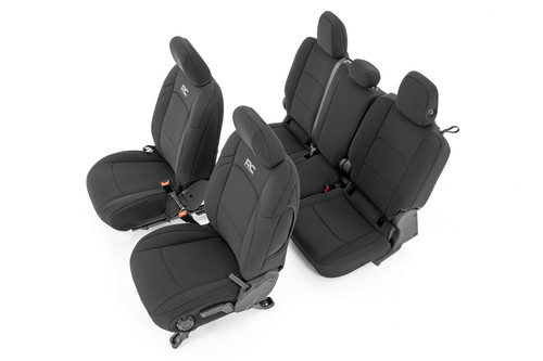 Seat Covers Front and RR No Cup Holder Jeep Gladiator JT (20-23)