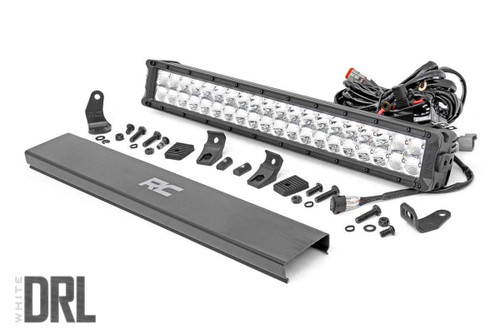 Chrome Series LED Light 20" Dual Row White DRL