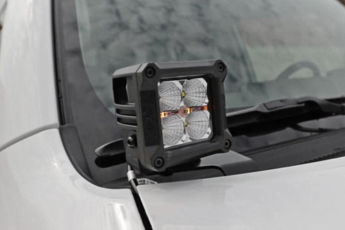 LED Light Ditch Mount 2" Black Pair Amber DRL Toyota 4Runner (10-23) LED Light Ditch Mount 2" Black Pair Amber DRL Toyota 4Runner (10-23)