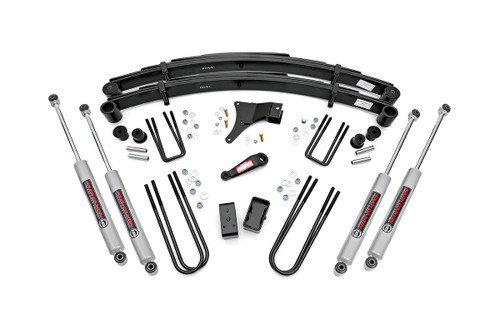 82-85 Ford F350 4in Suspension Lift Kit w/N3 Shocks 