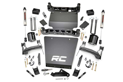 14-18 Chevy/GMC 1500 PU 4Wd 5in Suspension Lift Kit V2 Shocks - Rough Country Suspension