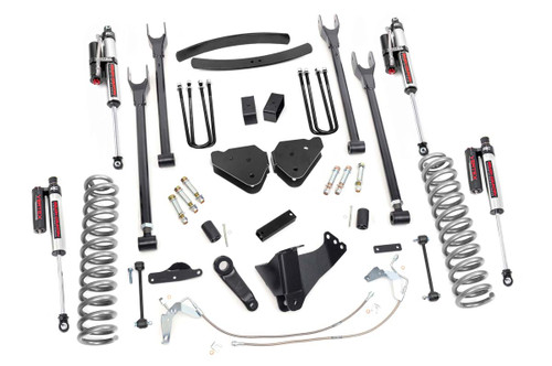 08-10 Ford Super Duty 6 Inch Lift Kit Gas 4 Link Vertex - Rough Country 