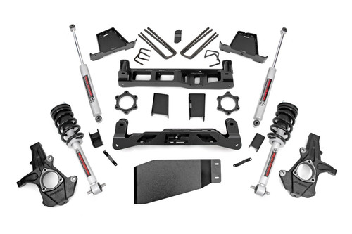 07-13 Chevy/GMC Silverado/Sierra 4WD 6in Suspension Lift Kit w/N3 Struts & Shocks 