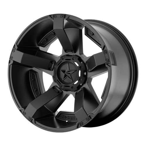 18x9 5x4.5/5x5 6.18BS XD811 Rockstar 2 Matte Black - XD Wheels