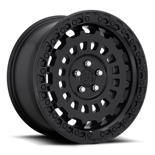 17x9 5x5 3.50BS D101 Zephyr Matte Black True Beadlock - Fuel Off-Road