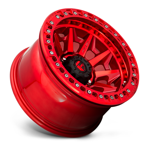 17x9 6x135 4.41BS D113 Covert Candy Red True Beadlock - Fuel Off-Road