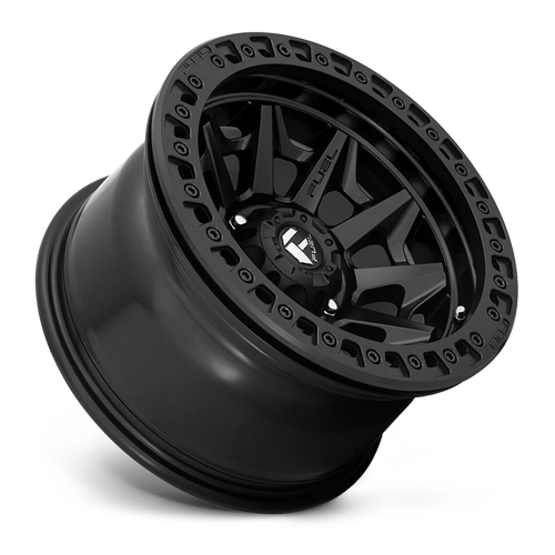 17x9 5x150 4.41BS D114 Covert Matte Black True Beadlock - Fuel Off-Road