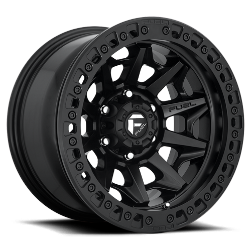 17x9 5x5 4.41BS D114 Covert Matte Black True Beadlock - Fuel Off-Road