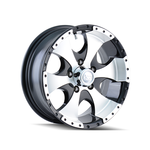 14x6 5x4.5 3.50BS Type 136 Black - Ion Wheel 14x6 5x4.5 3.50BS Type 136 Black - Ion Wheel