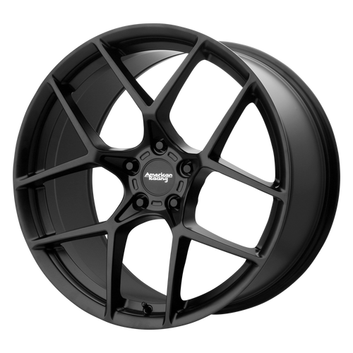 20x9 5x4.5 6.38BS AR924 Crossfire Satin Black - American Racing