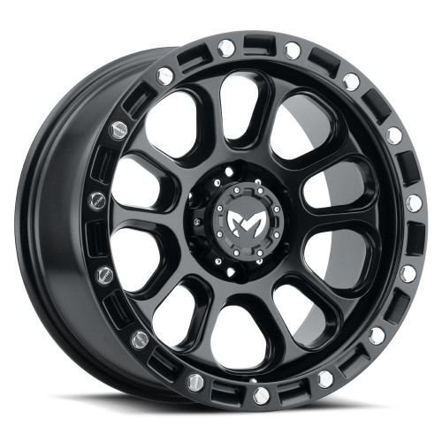 18x9 6x5.5 M204 5.04BS Satin Black - MKW Alloy