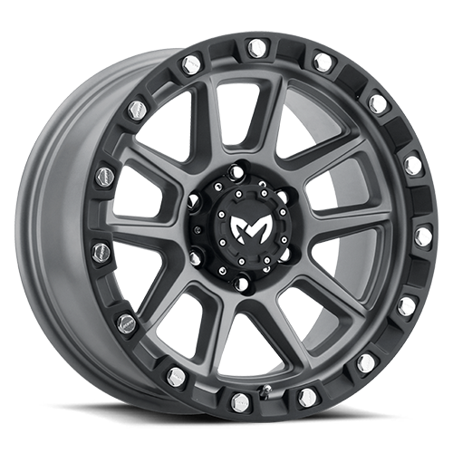 20x9 5x5 M205 5.04BS Matte Grey - MKW Alloy