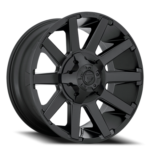20x10 6x5.5/6x135 4.75BS D437 Contra Satin Black - Fuel Off-Road